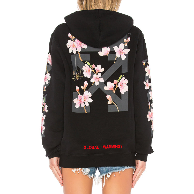 (WMNS) Off-White Sakura Arrow Printing Black OWBB008E170030491088