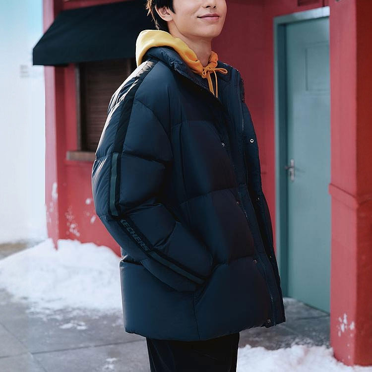 Skechers Casual Down Jacket 'Black' L423M092-0018
