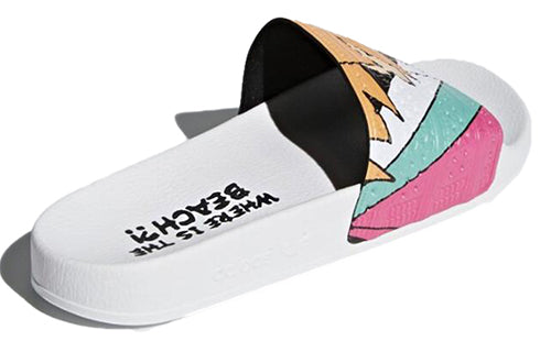 adidas Adilette Slides - Milticolor 'White' CQ3097