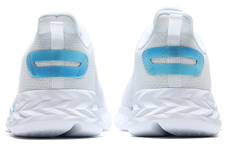 361 Degrees QU!K Light Breathable Running Shoes 'White Blue' 572024413-1