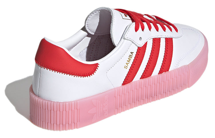 (WMNS) adidas Sambarose 'White Red' FX6269