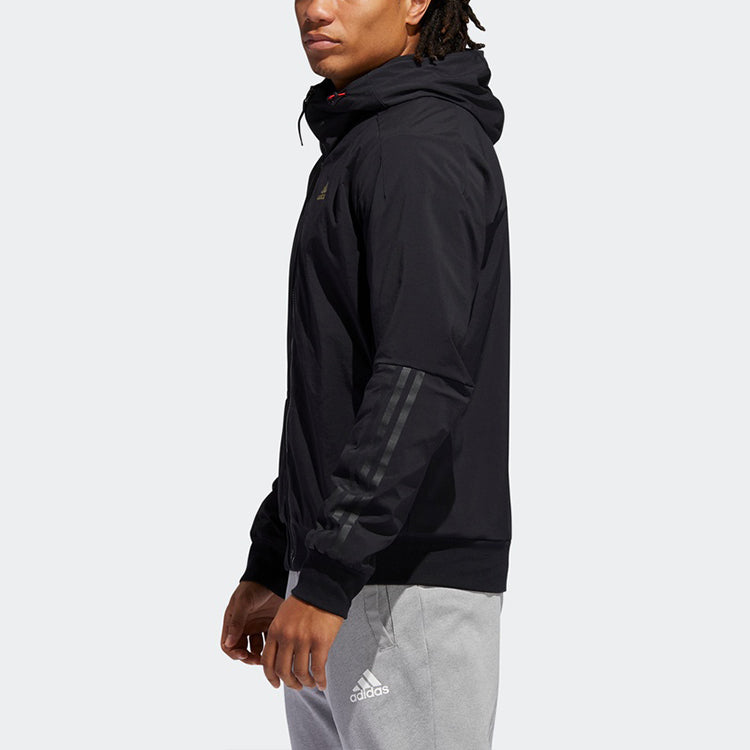 Men's adidas CNY TT Casual Sports Jacket Black FU6225