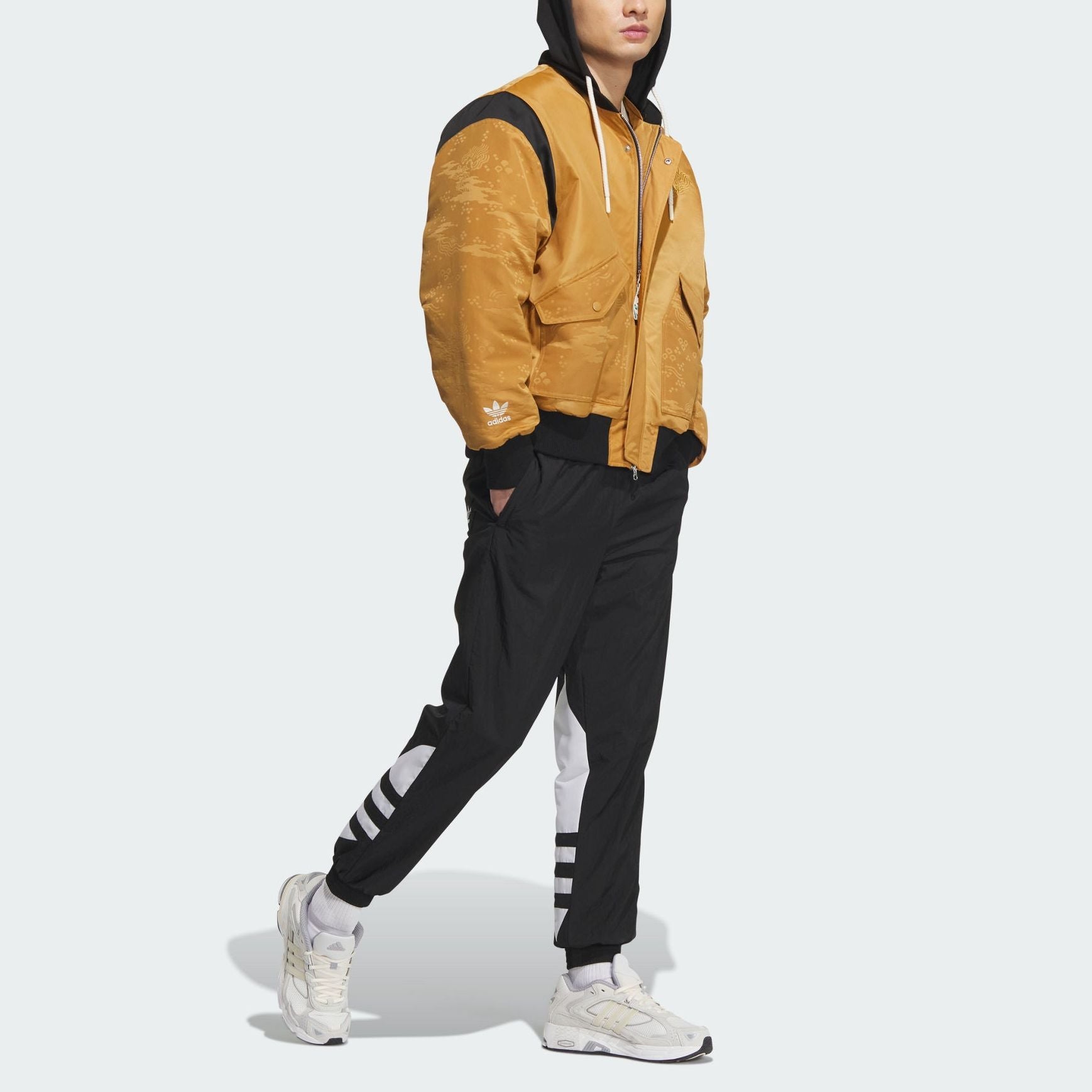 adidas Originals X Feifei Ruan Padded Ma Jacket Asia Sizing 'Brown Black' IX4233