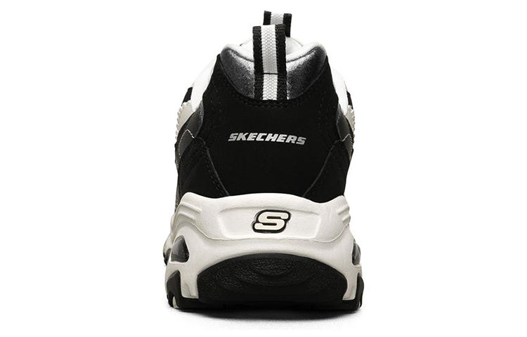 (WMNS) Skechers D Lites 1.0 Low Chunky Shoes Black 149463-BKW