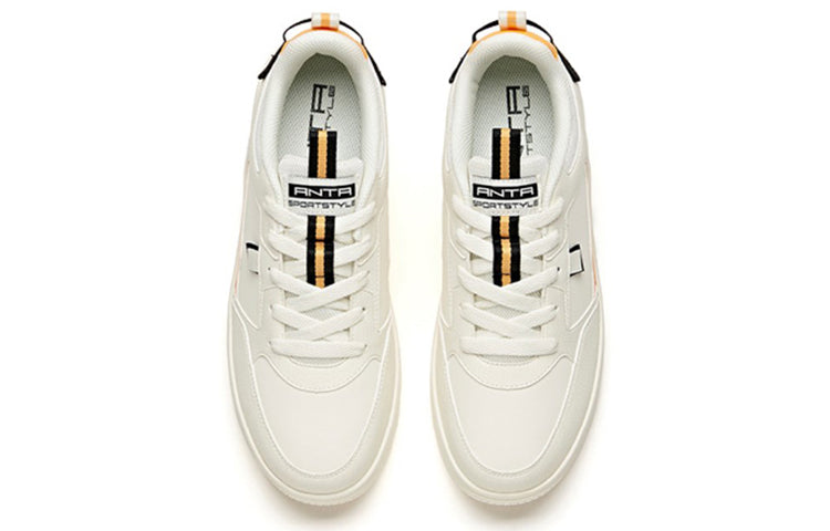 ANTA Skateboarding Series Sneakers 'White Orange Black' 912018066-5