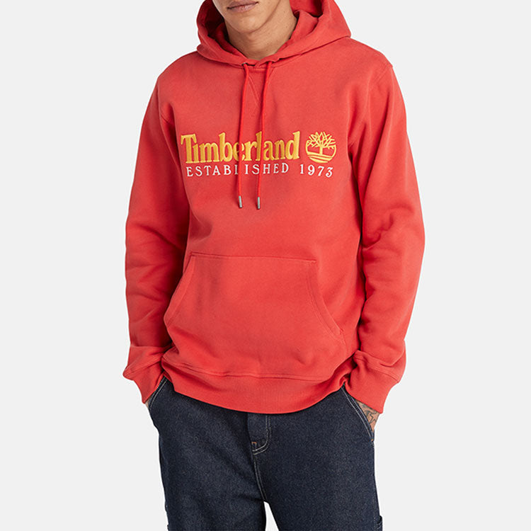 Timberland 50th Anniversary Drawstring Hoodie 'Red' A2E2C-ED6
