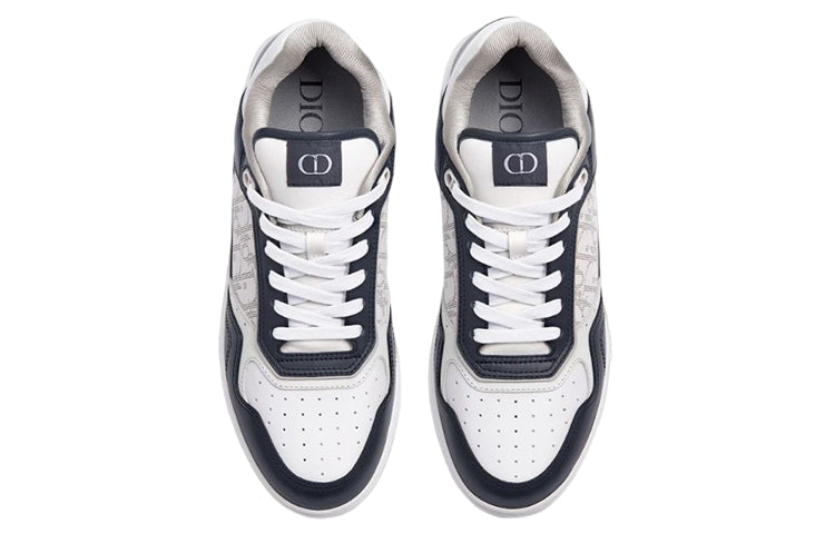 DIOR B27 Low-Top Sneaker 'Deep Blue and White Smooth Calfskin' 3SN272ZIJ_H820