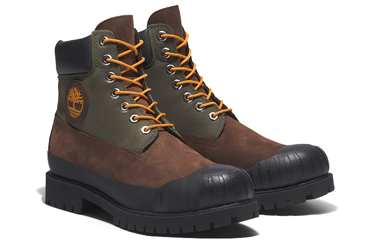 Timberland Premium 6 Inch Rubber-Toe Boot 'Dark Brown' A2FXF931