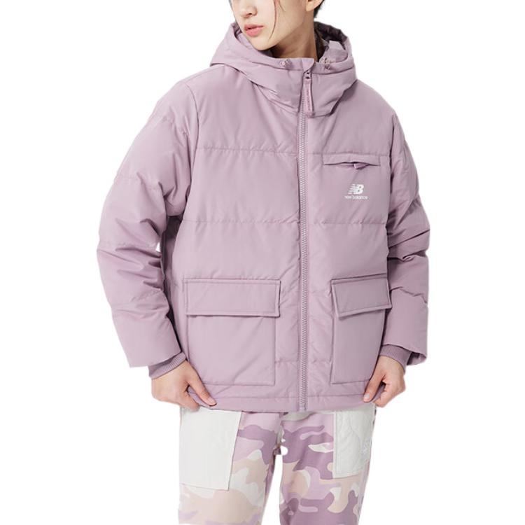 (WMNS) New Balance Classic Puffer Jacket Asia Sizing 'Purple' AWJ23335-LCK