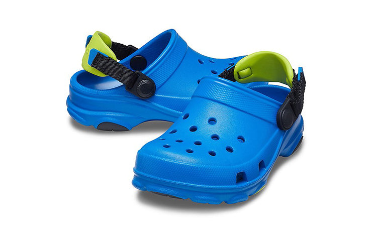 (PS) Crocs Flat Heel Blue Sandals 207011-4JL