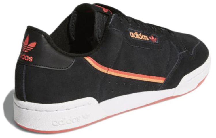 adidas Continental 80 Suede 'Black Orange' EE4178