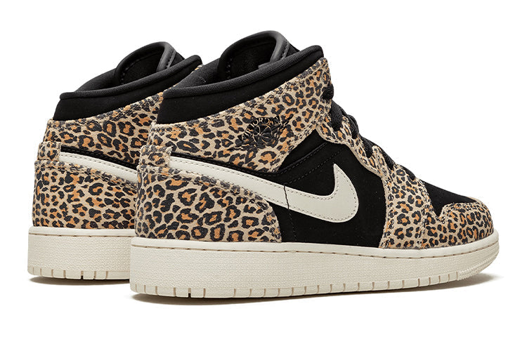 (GS) Air Jordan 1 Mid SE 'Leopard' BQ6931-021