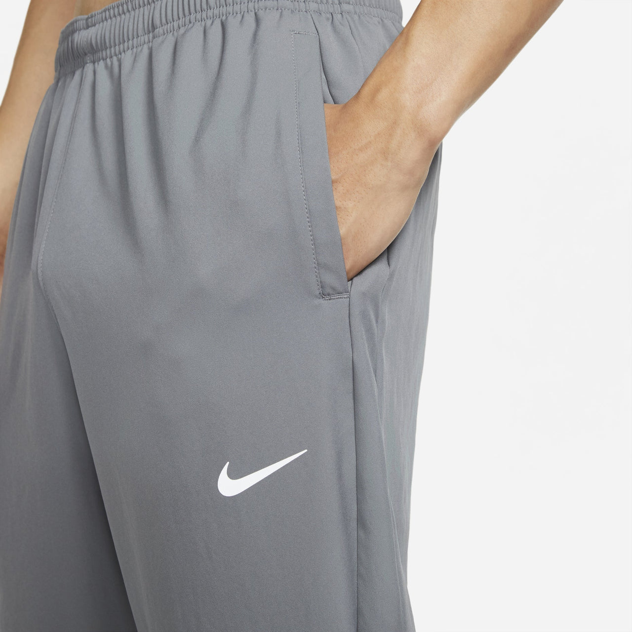 Nike Dri-FIT Challenger logo Sports Woven Running Long Pants Gray DD4895-084