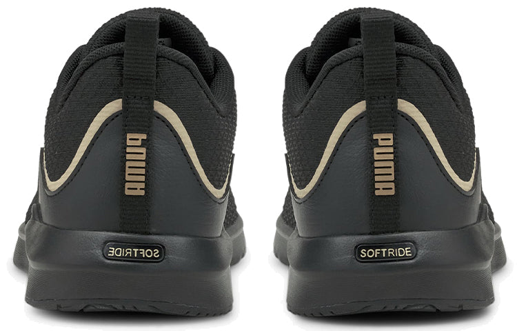 (WMNS) PUMA Softride Finesse 'Black Team Gold' 195086-02
