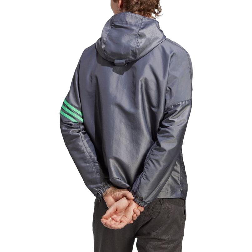 adidas Classic Windbreaker 'Silver Purple' HR5333