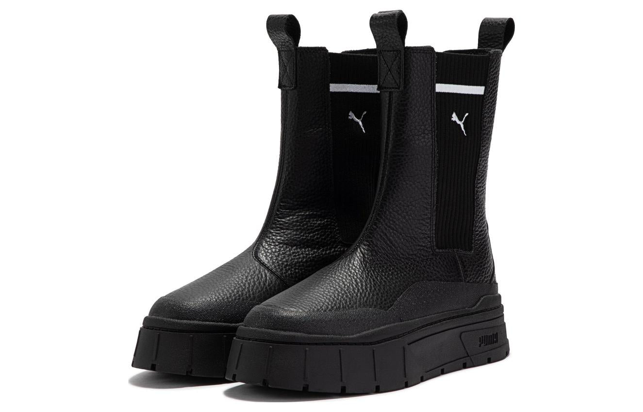 (WMNS) PUMA Mayze Stack Chelsea Boot 'Black' 386742-02