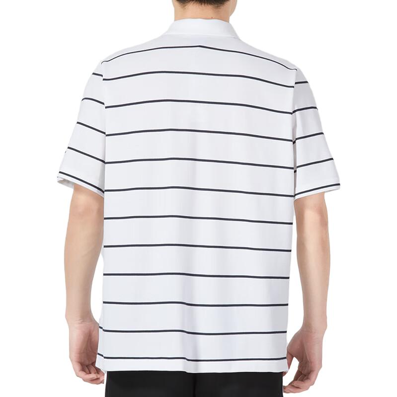 adidas FI Stripe Polo Shirts 'White Black' IA8166