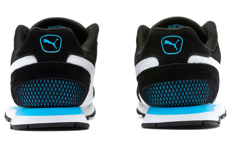 (WMNS) PUMA Vista Sneakers Black/Blue 372333-24