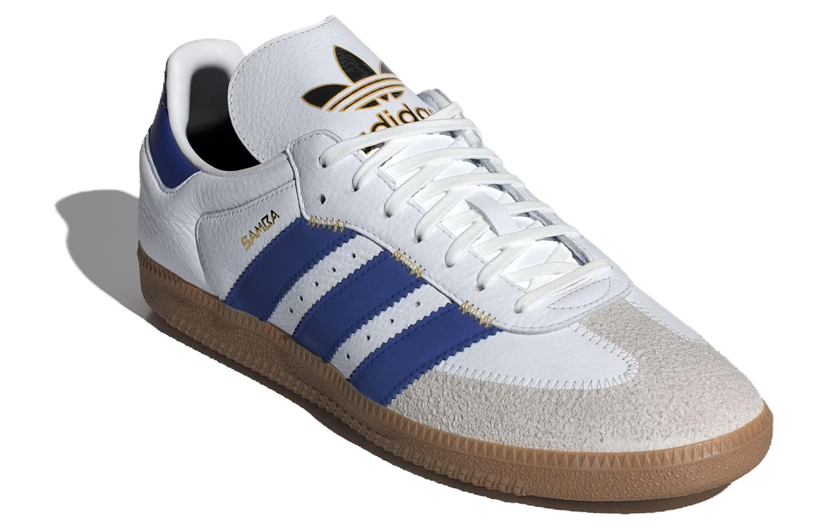 adidas Samba OG 'Oversized Logo White Semi Lucid Blue' IF1813