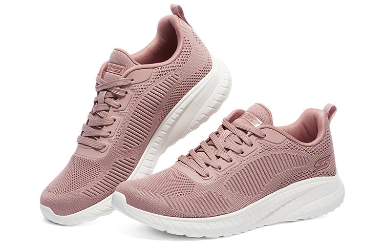 (WMNS) Skechers Bobs Squad Chaos 'Pink' 117209-BLSH