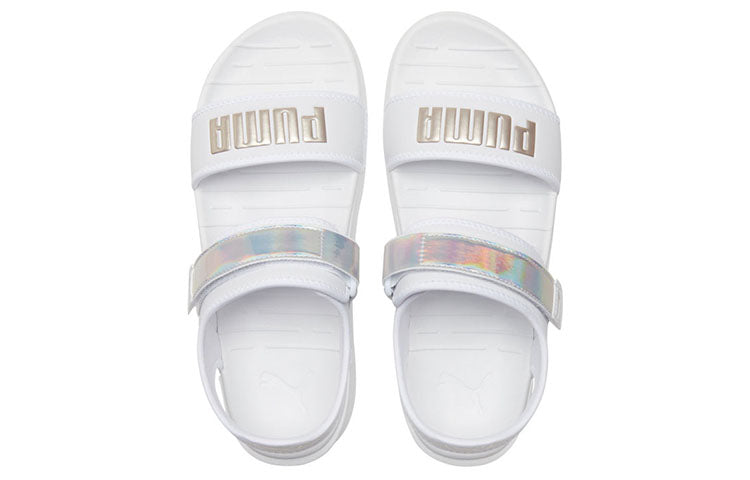 (WMNS) PUMA Softride Sandal IRI GS Sandal White/Silver 382450-01