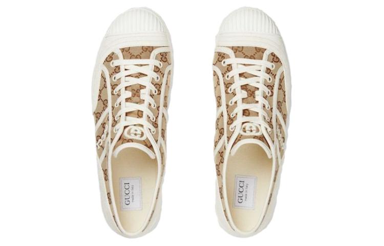 Gucci GG Canvas Trainer 'Beige Ebony' 759055FAC199756