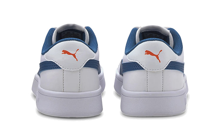 PUMA Smash V2 Jr White/Blue 365170-16