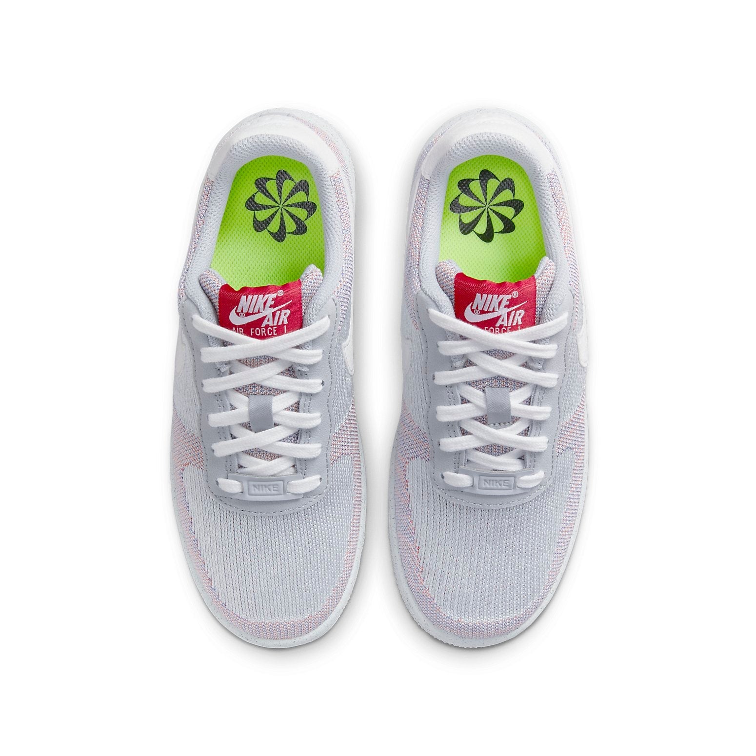 (GS) Nike Air Force 1 Crater Flyknit 'Wolf Grey' DH3375-002