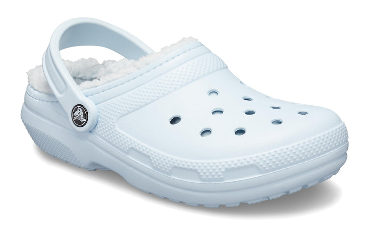 Crocs Classic Lined Clog Slip-On 'Baby Blue' 203591-4JZ