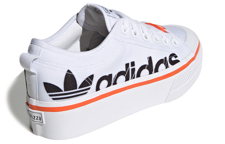 (WMNS) adidas Nizza Platform 'White Black' S42603