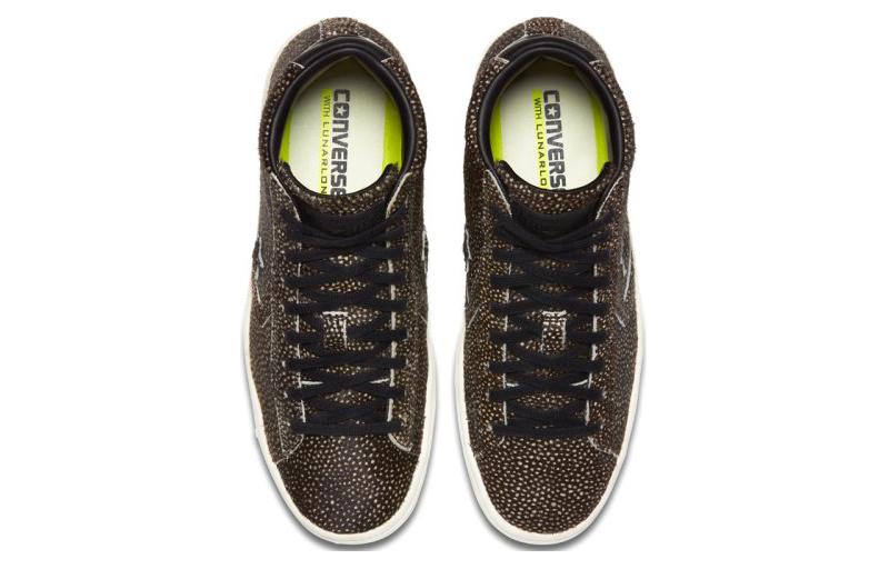 (WMNS) Converse Pro Leather LP Mid 'Black White Egret' 558017C
