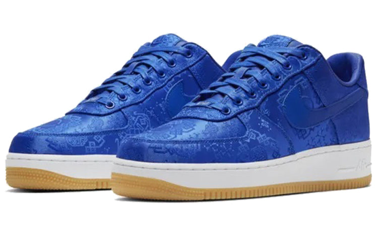 Nike x CLOT Air Force 1 PRM 'Royal Silk' CJ5290-400
