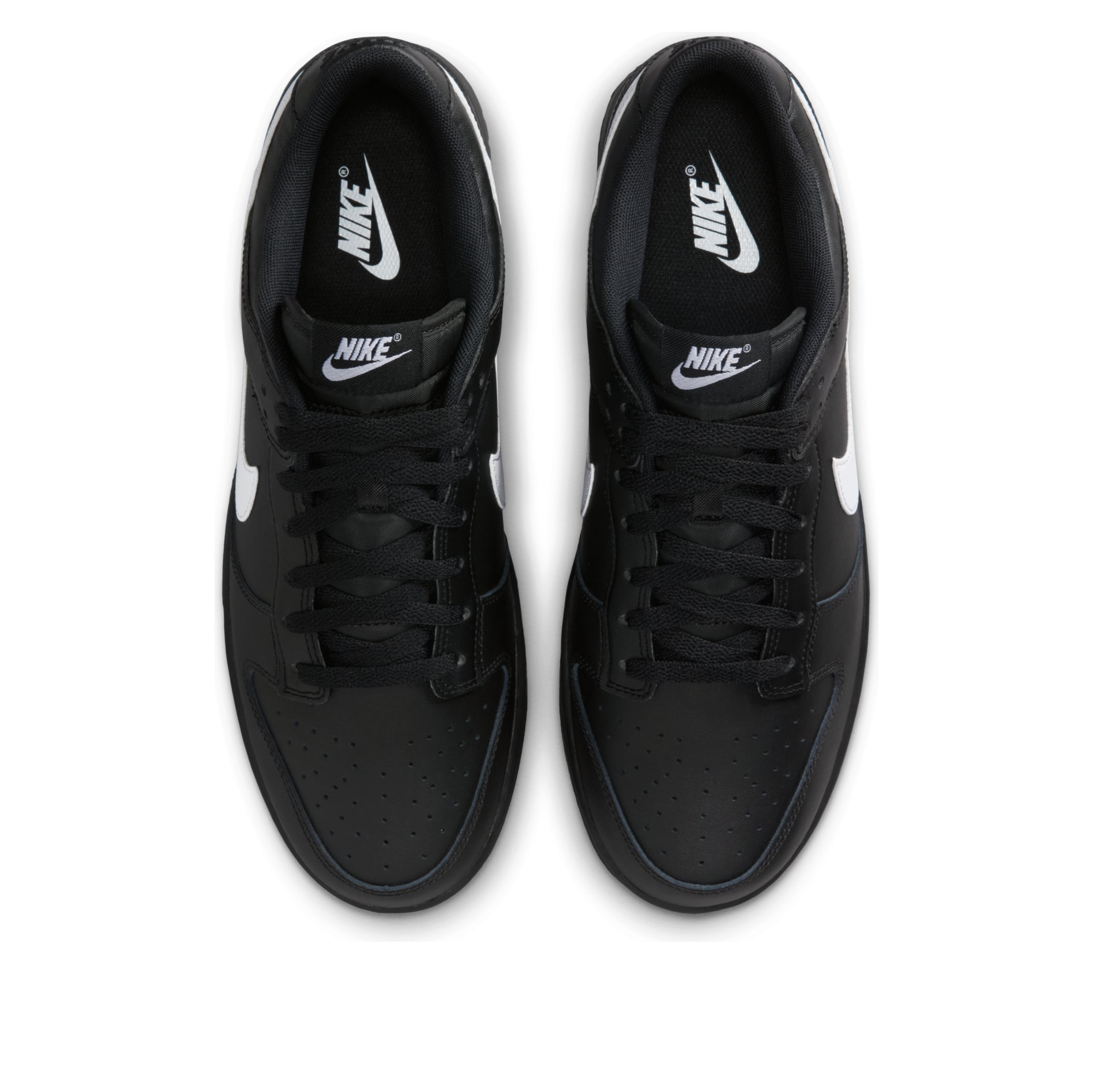 Nike Dunk Low 'Black White Swoosh' IO7606-010