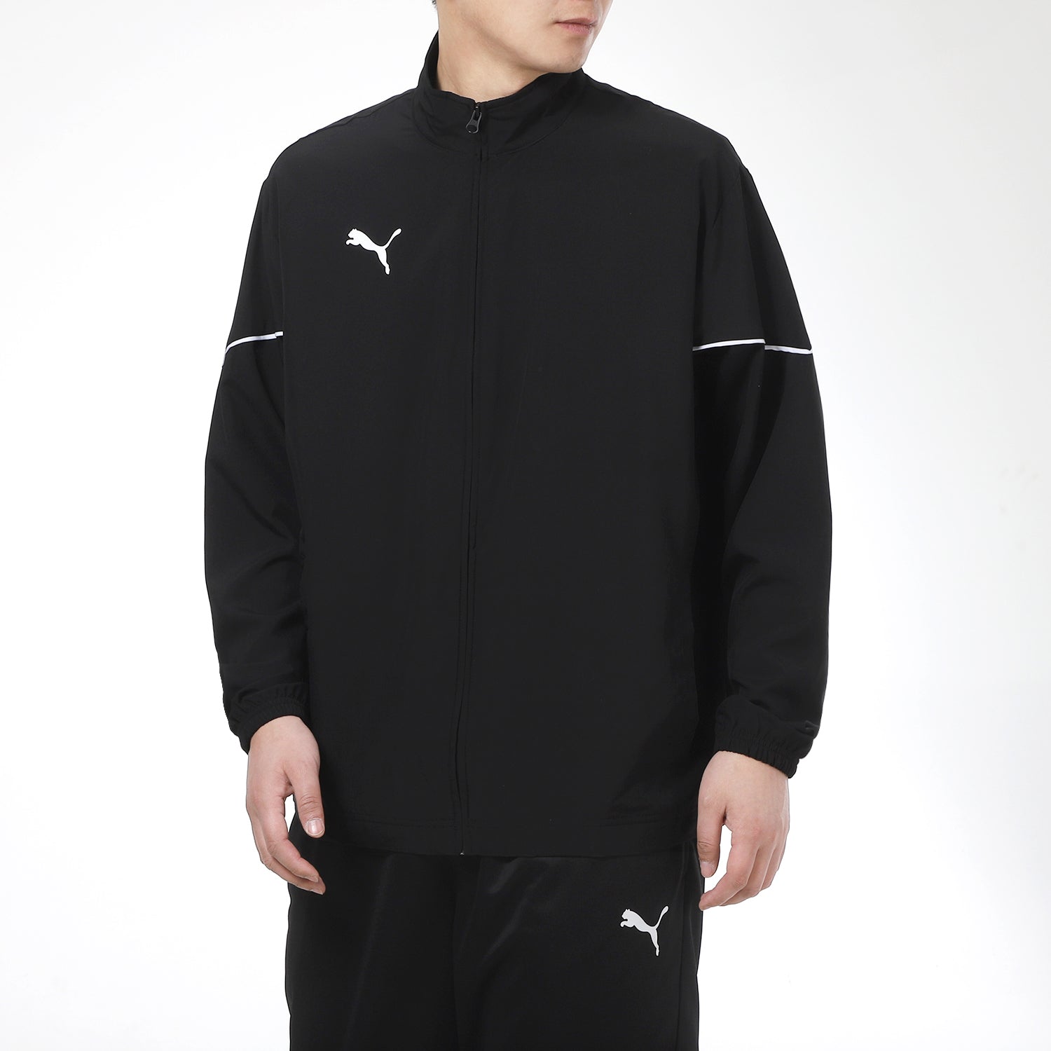 PUMA Team Rise Sideline Jacket 'Black' 657326-03