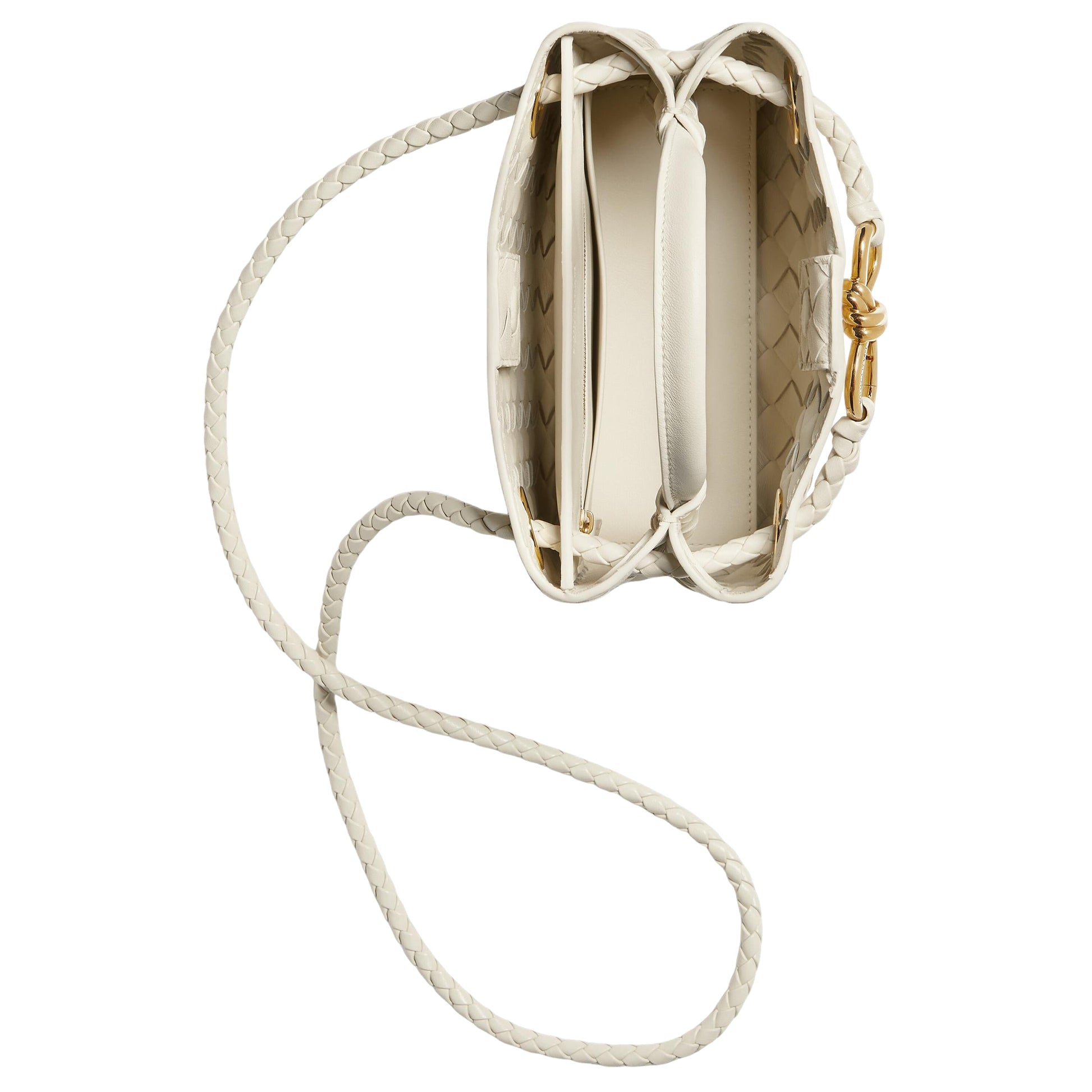 (WMNS) Bottega Veneta Mini Andiamo 'Sea salt' 874957VCPP19211