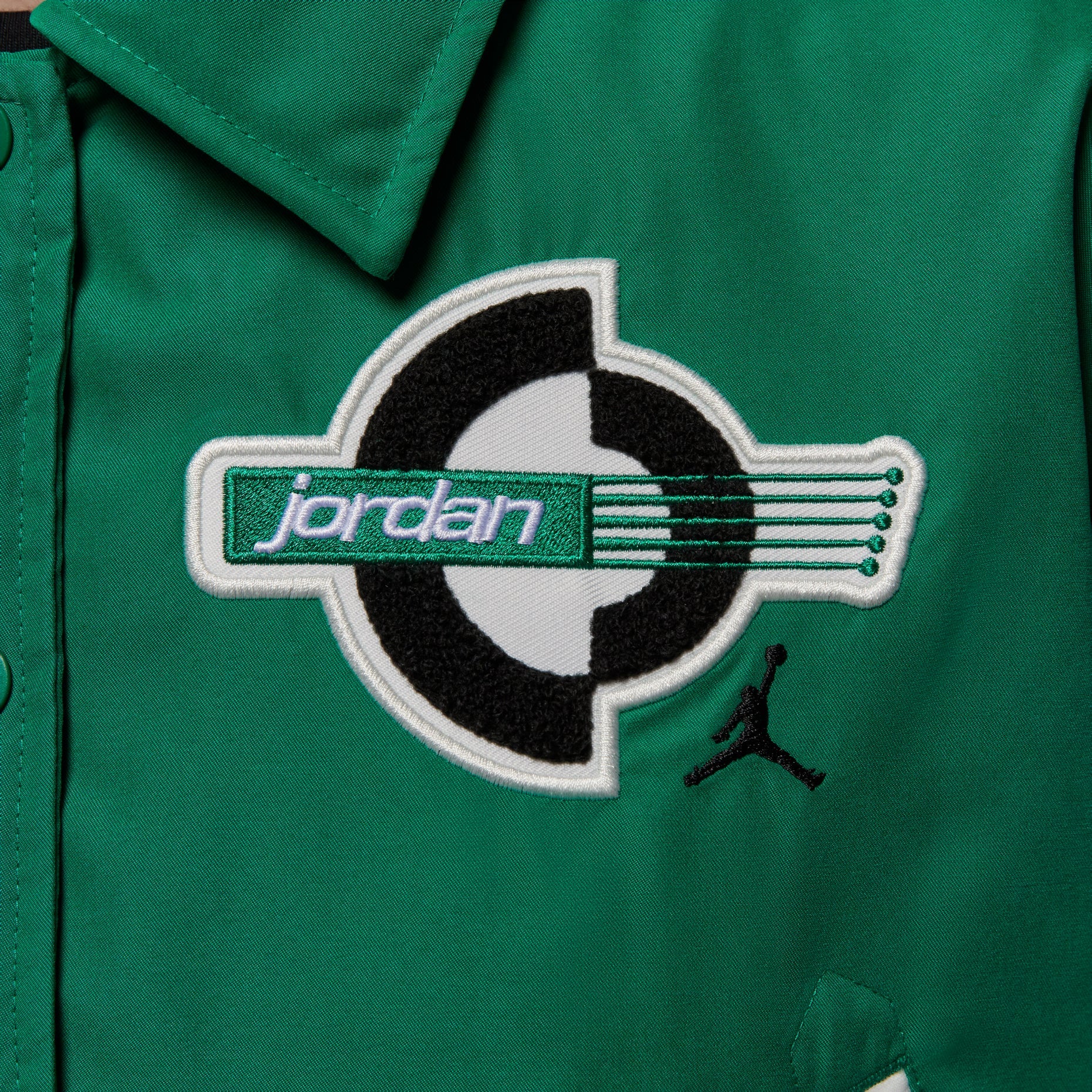 (WMNS) Air Jordan Brooklyn Therma-Fit Varsity Jacket 'Malachite Sail' HV0404-365