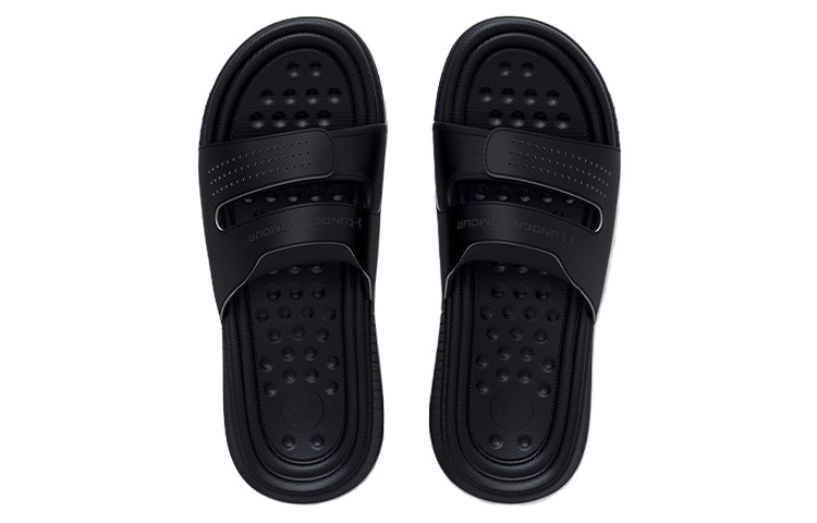 (WMNS) Under Armour Ansa Studio Slide 'Black Jet Grey' 3025045-001