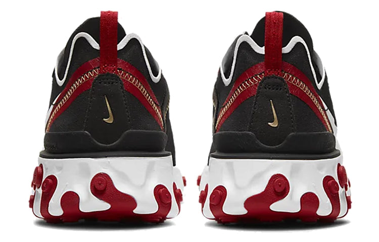 (WMNS) Nike React Element 55 'Black Gym Red' BQ2728-009