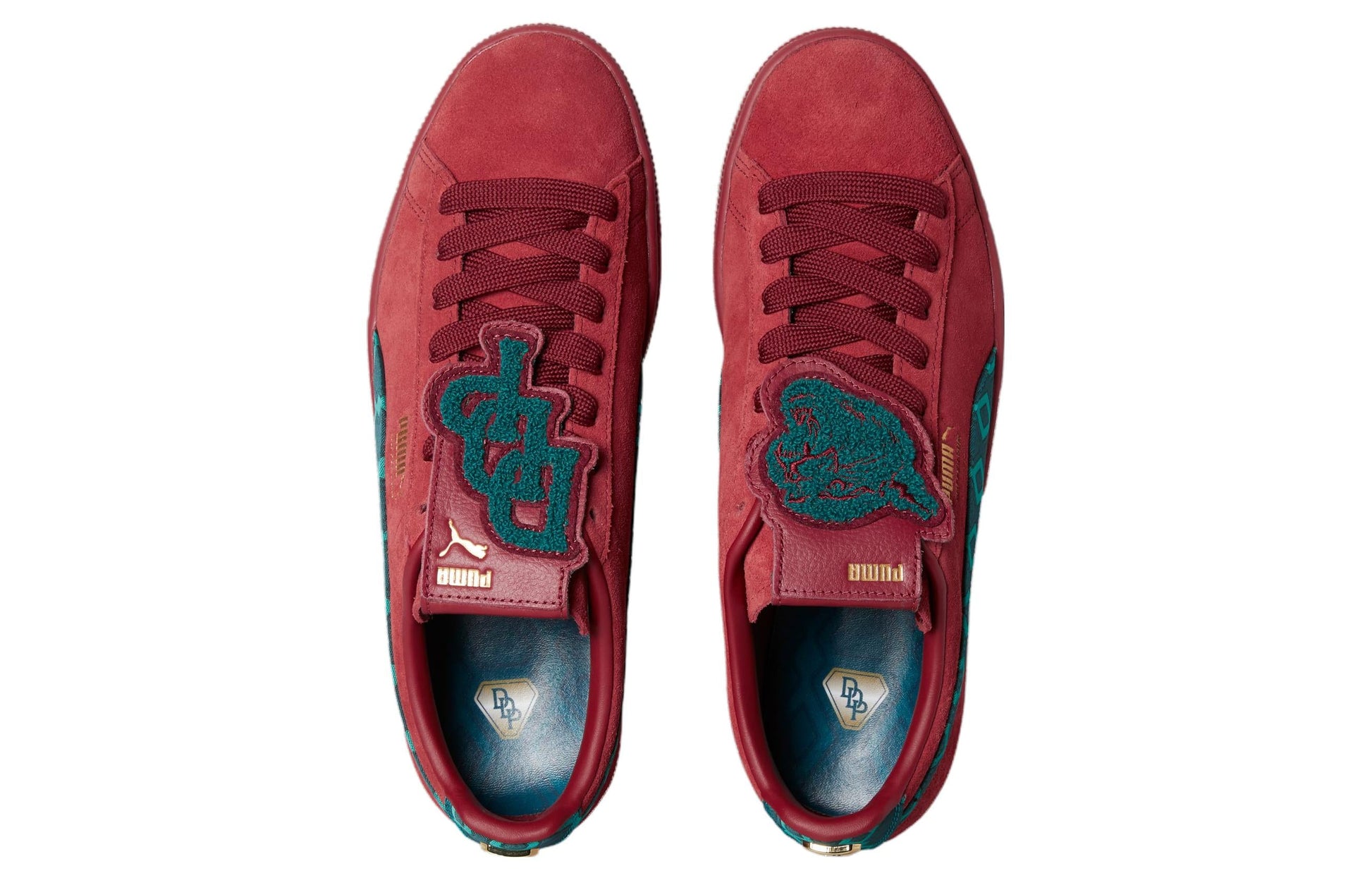 PUMA Dapper Dan x Suede 'Jacquard Print - Intense Red' 390988-01