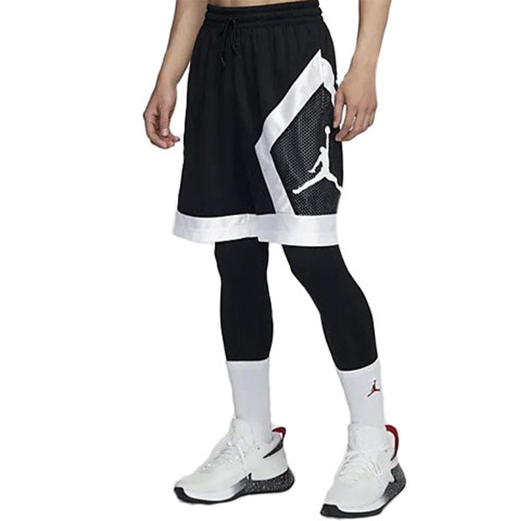 Air Jordan basketball training sports breathable shorts Black AV3207-010