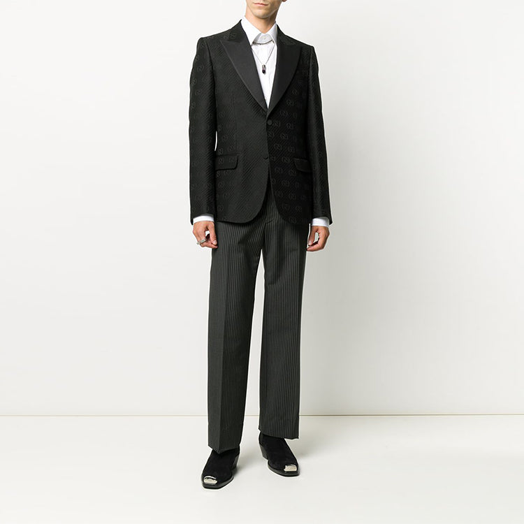 Gucci Button Sleeve Minimalistic Solid Color Slim Fit Long Sleeves Shirt White 625884-Z3854-9000