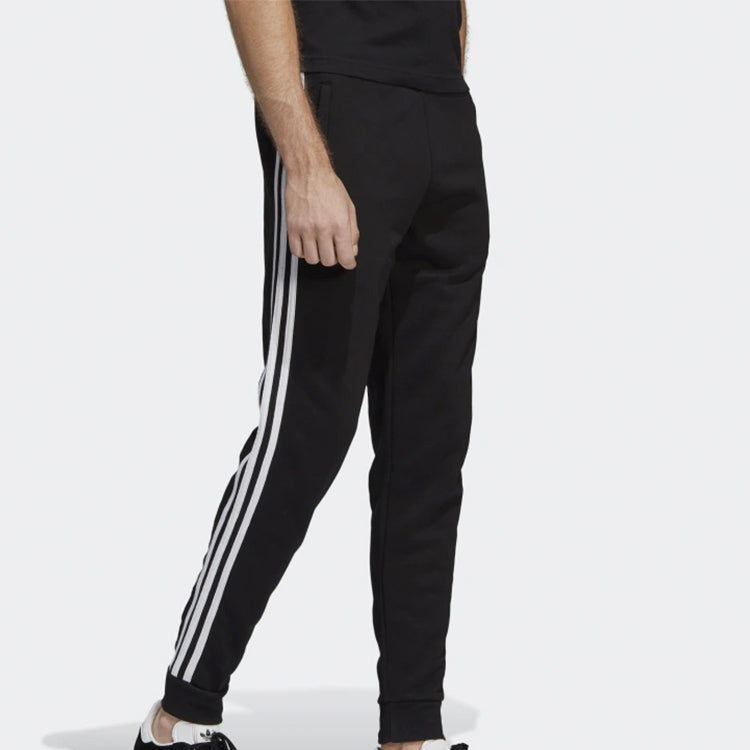 adidas originals Printing Fleece Lined Sports Pants Black DV1549