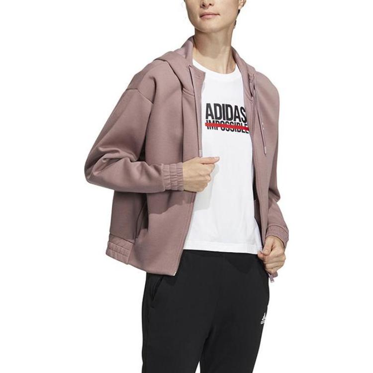 (WMNS) adidas Sport Performance Hoodie 'Pink' HZ7034