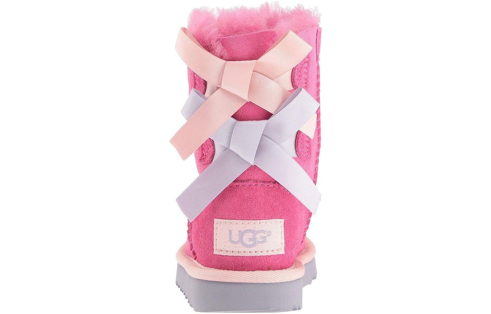 (TD) UGG Bailey Bow II Boot 'Pink Icelandic Blue' 1017394T-PAIB