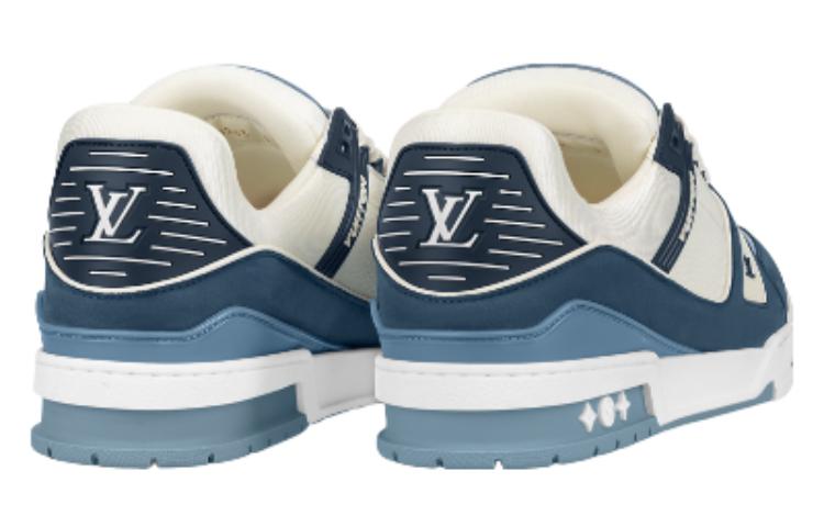 LOUIS VUITTON LV Trainer Sneakers 'Blue Beige' 1ABNKD