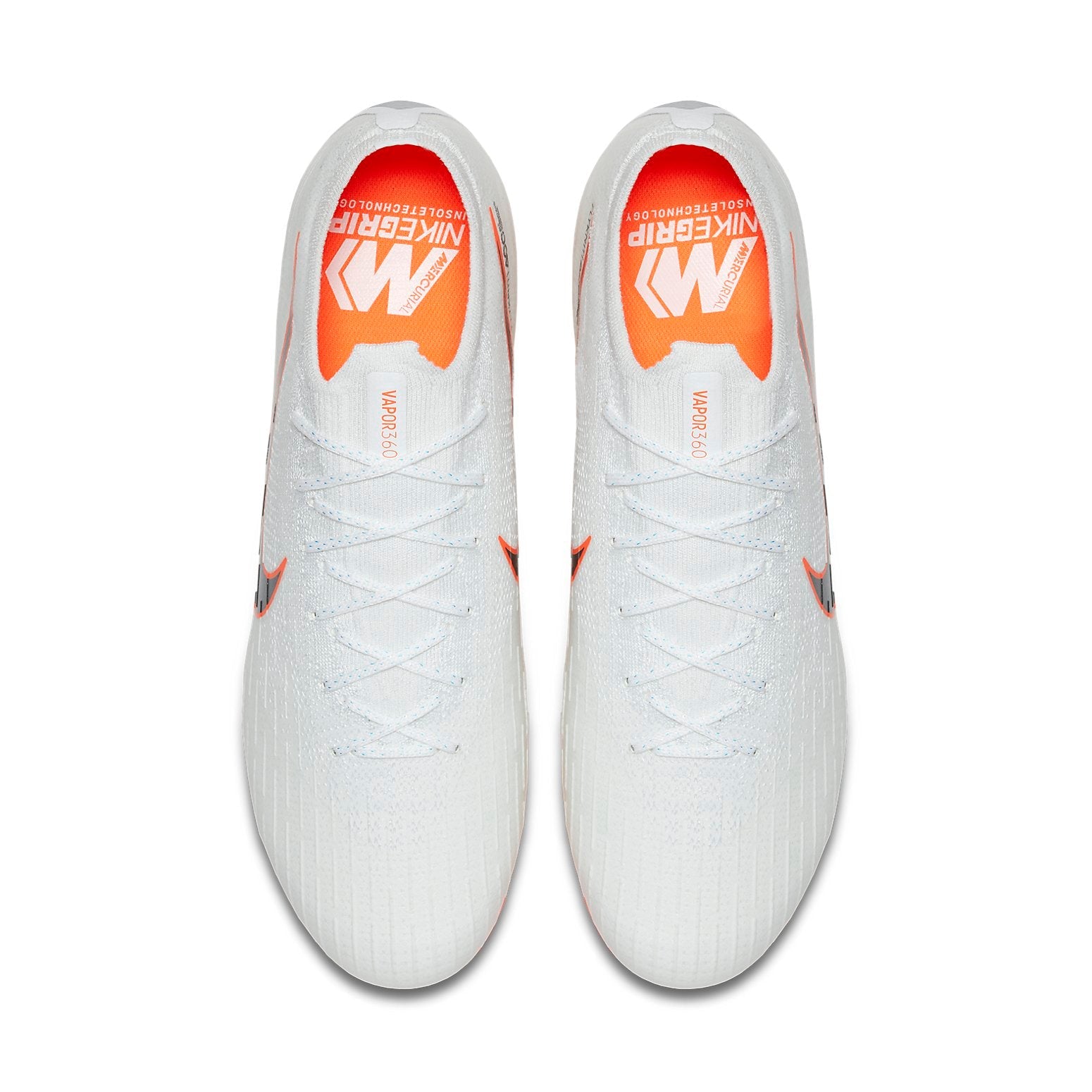 Nike Mercurial Vapor 12 Elite FG 'White Grey Orange' AH7380-107