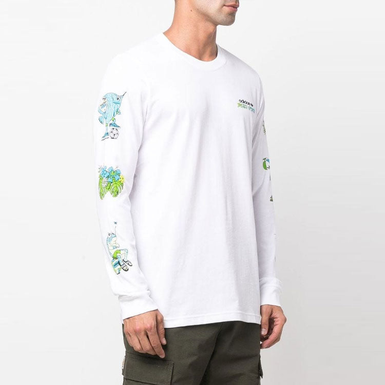 adidas Graphic Stoked Fish Long Sleeve Tee HF4862