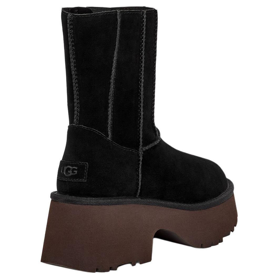 (WMNS) UGG Classic Twin Seam New Heights 'Black' 1158313-BLK