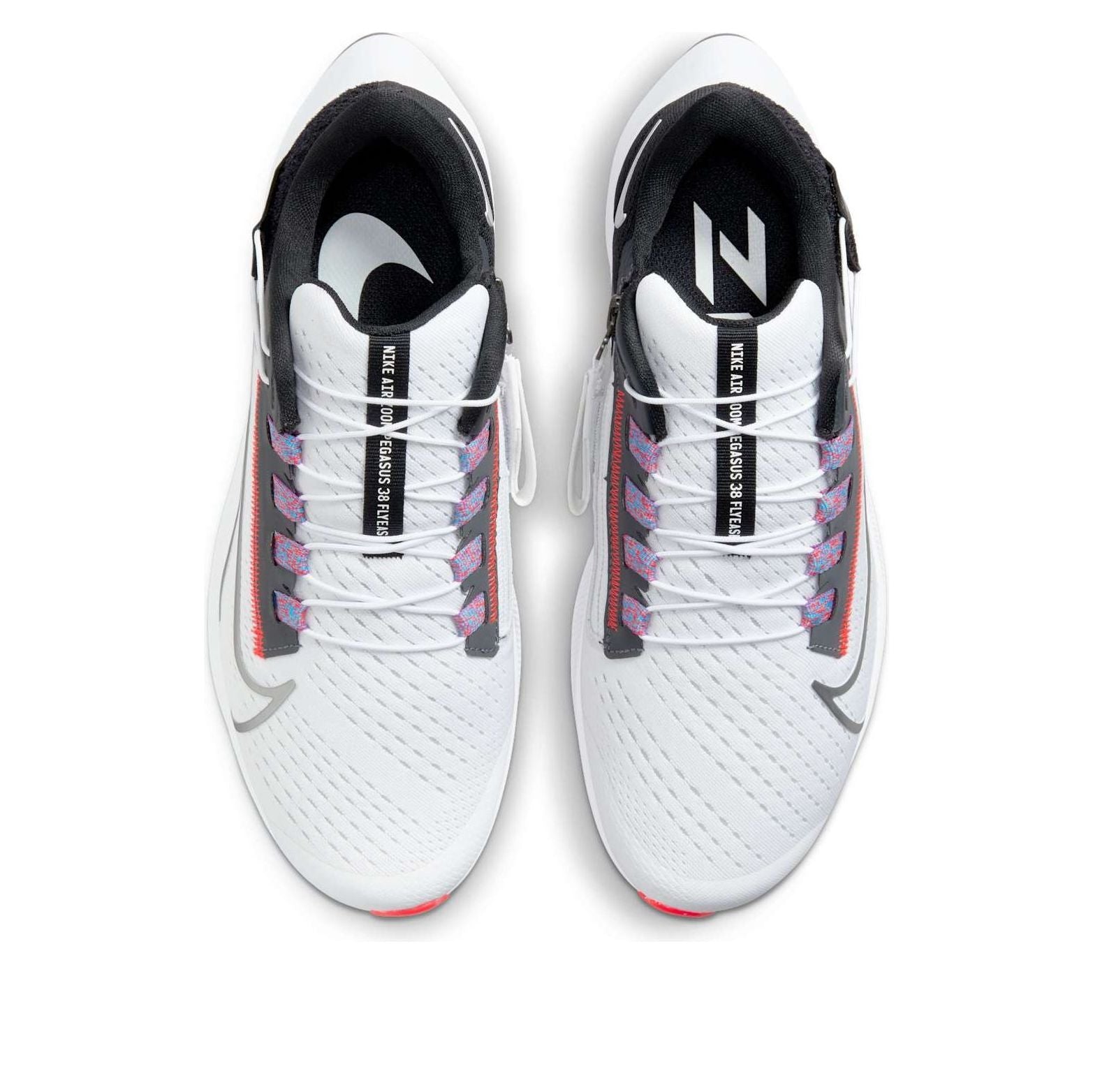 (WMNS) Nike Air Zoom Pegasus 38 FlyEase Wide 'White Metallic Silver' DA6700-101
