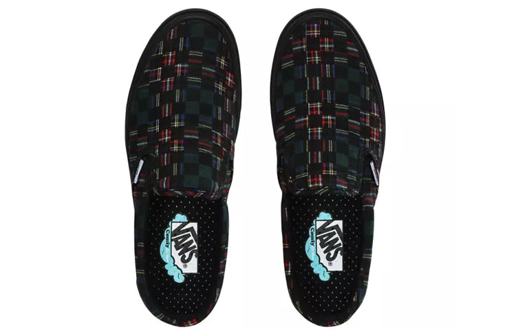 Vans Comfycush Slip-On 'Plaid Checkerboard - Green' VN0A3WMDTFO